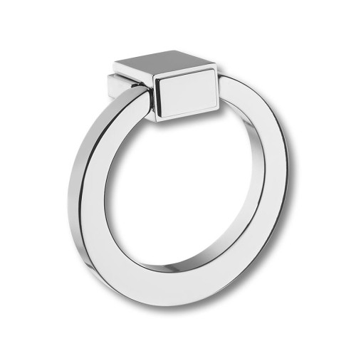 Ручка кольцо BU 013.55.07 цвет глянцевый хром диаметр 55 мм