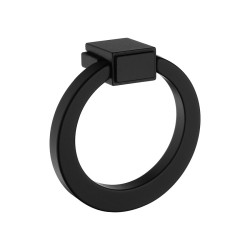 Ручка кольцо геометрия BU 013.55.09 цвет черный матовый диаметр 55 мм