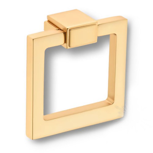 Ручка кольцо BU 014.50.22 цвет матовое золото ширина 50 мм 