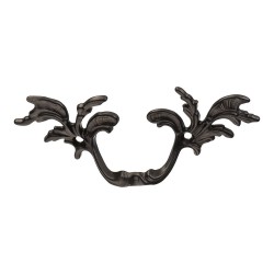 Ручка классика скоба фигурная 043510.BLA цвет черный длина 100 мм, крепление 46 мм Ручка классика скоба фигурная 043510.BLA цвет черный длина 100 мм, крепление 46 мм