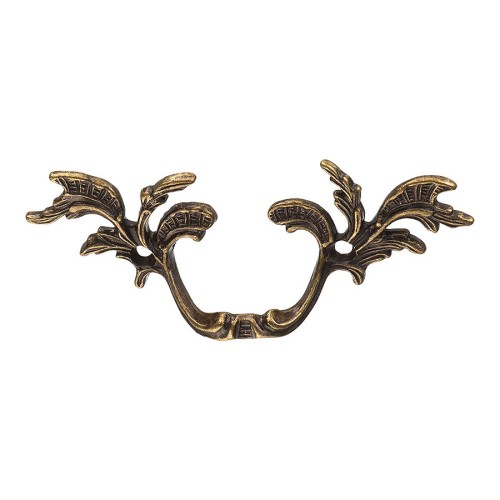 Ручка скоба фигурная 043510o цвет античная бронза длина 100 мм, крепление 46 мм