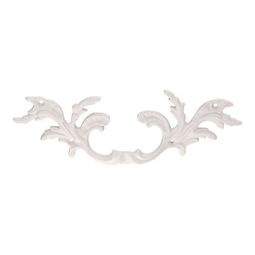 Ручка скоба фигурная 043521.WHI цвет белый длина 210 мм, крепление 96 мм 