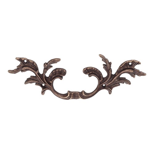 Ручка скоба фигурная 043521o цвет античная бронза длина 210 мм, крепление 96 мм 