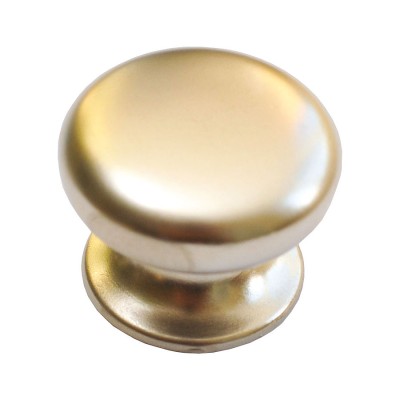 Ручка кнопка 05302 цвет никель диаметр 30 мм