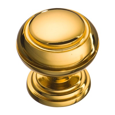 Ручка классика кнопка 0712-003 цвет глянцевое золото диаметр 30 мм Ручка классика кнопка 0712-003 цвет глянцевое золото диаметр 30 мм