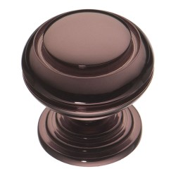 Ручка классика кнопка 0712-004 цвет графит диаметр 30 мм