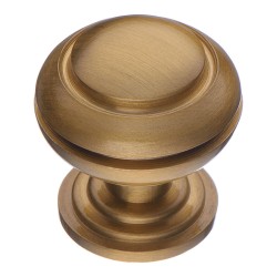 Ручка классика кнопка 0712-007 цвет матовое золото диаметр 30 мм