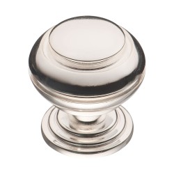 Ручка классика кнопка 0712-016 цвет платина диаметр 30 мм       