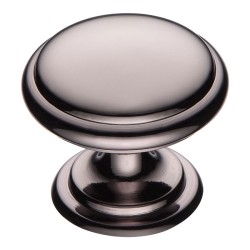 Ручка кнопка 0720-004-2 цвет графит диаметр 30 мм