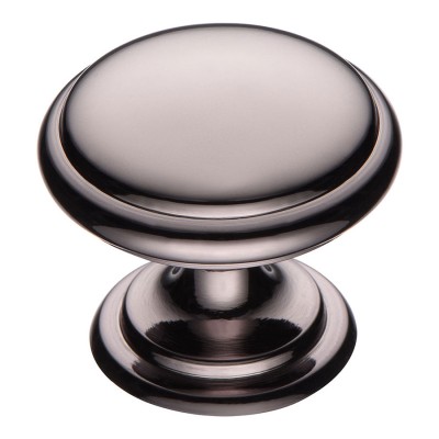 Ручка кнопка 0720-004-2 цвет графит диаметр 30 мм