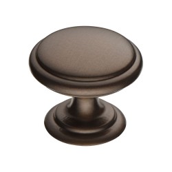 Ручка классика кнопка 0720-133-2 цвет античная бронза диаметр 30 мм Ручка классика кнопка 0720-133-2 цвет античная бронза диаметр 30 мм