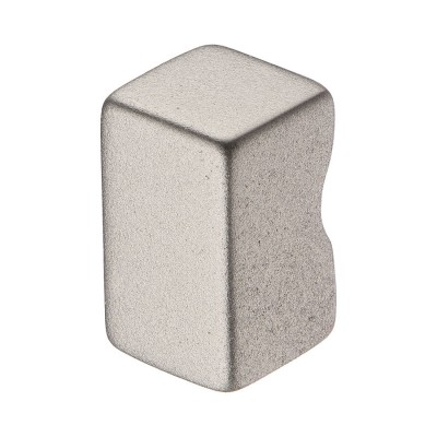 Ручка модерн кнопка квадратная 12*12-18 цвет матовый хром ширина 12 мм   