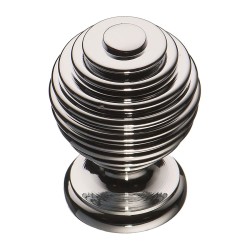 Ручка кнопка 15.030.07 цвет глянцевый хром диаметр 30 мм 