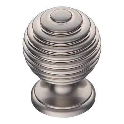 Ручка кнопка 15.030.29 цвет никель сатинированный диаметр 30 мм