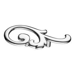 Ручка скоба 15.141.02.15 right цвет глянцевое серебро длина 110 мм, крепление 32 мм Ручка скоба 15.141.02.15 right цвет глянцевое серебро длина 110 мм, крепление 32 мм