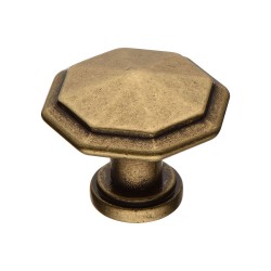 Ручка кнопка 15.309.01.12 цвет античная бронза диаметр 36 мм 