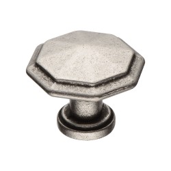 Ручка классика кнопка 15.309.01.16 цвет старое серебро диаметр 36 мм 