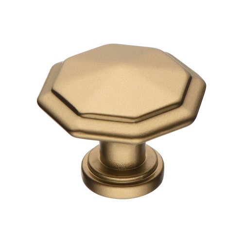 Ручка кнопка 15.309.01.36 цвет полированная латунь диаметр 36 мм 