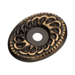 Подложка мебельная 15.339.00.04 цвет старая бронза длина 32 мм