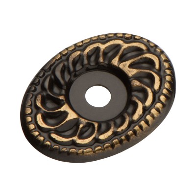 Подложка мебельная 15.339.00.04 цвет старая бронза длина 32 мм