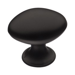 Ручка классика кнопка овал 15.340.00.09 цвет черный длина 37 мм 