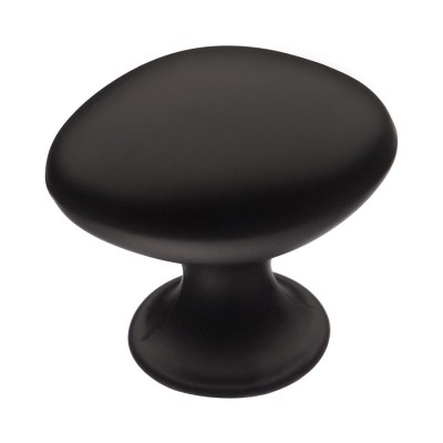 Ручка классика кнопка овал 15.340.00.09 цвет черный длина 37 мм 