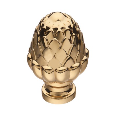 Ручка классика кнопка 15.356.00.19 цвет глянцевое золото 24К Италия 