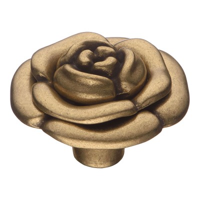 Ручка кнопка 15.393.55.12 цвет античная бронза диаметр 53 мм 