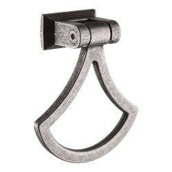 Ручка кольцо 15.422.00.16 цвет старое серебро длина 70 мм Ручка кольцо 15.422.00.16 цвет старое серебро длина 70 мм