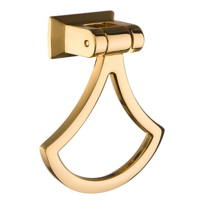 Ручка кольцо 15.422.00.19 цвет глянцевое золото длина 70 мм Ручка кольцо 15.422.00.19 цвет глянцевое золото длина 70 мм