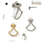 Ручка кольцо 15.422.00.16 цвет старое серебро длина 70 мм 