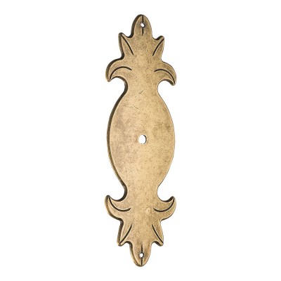 Подложка мебельная 15.614.P12.12 цвет античная бронза длина 115 мм