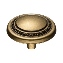 Ручка классика кнопка 15.731.00.12 цвет античная бронза диаметр 70 мм 