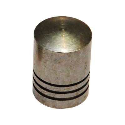 Ручка классика кнопка 18*26H33 цвет старое серебро диаметр 18 мм 