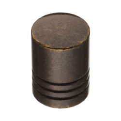 Ручка классика кнопка 18*26H77 цвет античная бронза диаметр 18 мм