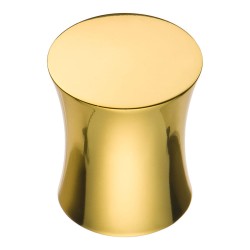 Ручка кнопка 1950 0026 GL цвет глянцевое золото диаметр 26 мм