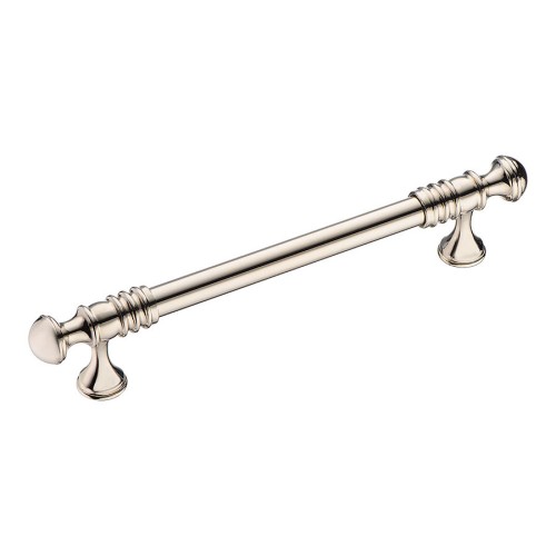 Ручка скоба 2146-51-160-052 цвет глянцевый никель длина 215 мм, крепление 160 мм