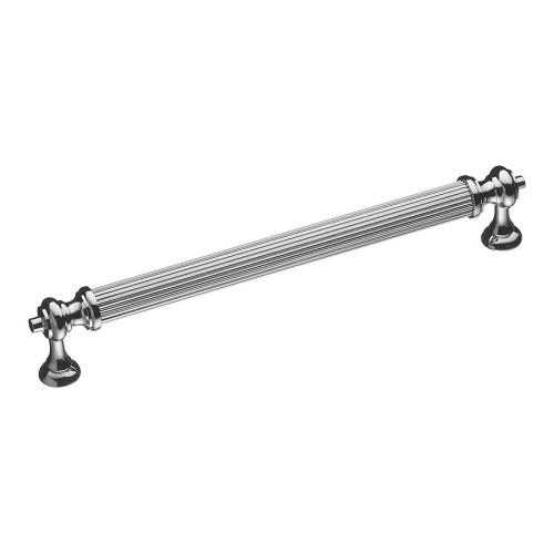 Ручка рейлинг 2512-005-160 цвет глянцевый хром длина 175 мм, крепление 160 мм