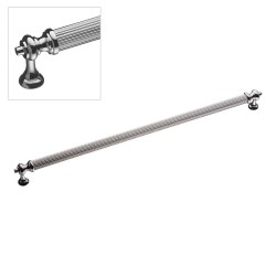 Ручка рейлинг 2512-005-320 цвет глянцевый хром длина 335 мм, крепление 320 мм