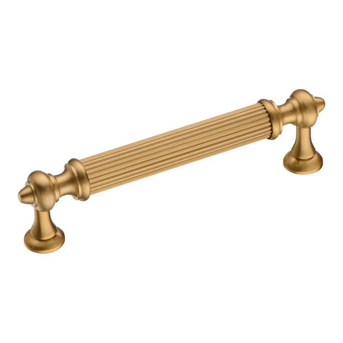 Ручка рейлинг 2512-007-96 цвет сатинированное золото длина 110 мм, крепление 96 мм