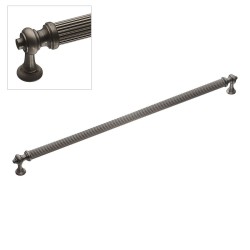 Ручка рейлинг 2512-015-320 цвет старое серебро длина 335 мм, крепление 320 мм