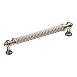 Ручка рейлинг 2512-016-128 цвет платиновый никель длина 146 мм, крепление 128 мм 