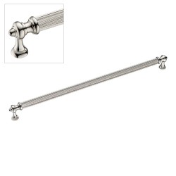 Ручка рейлинг 2512-080-320 цвет глянцевый никель длина 335 мм, крепление 320 мм