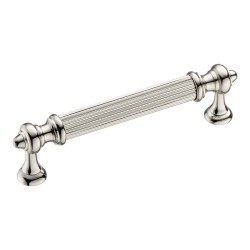 Ручка рейлинг 2512-080-96 цвет глянцевый никель длина 110 мм, крепление 96 мм 