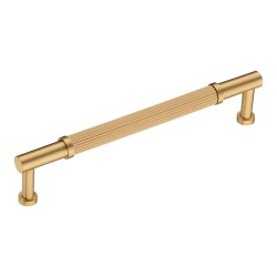 Ручка рейлинг 25125-011-160 цвет сатинированная латунь длина 173 мм, крепление 160 мм