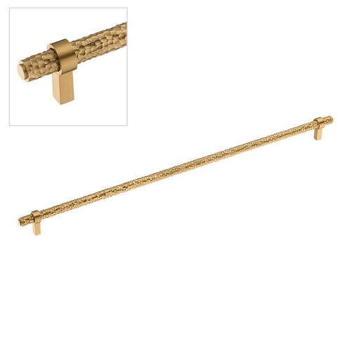 Ручка рейлинг 25235-011-T13-480 цвет сатинированная латунь длина 530 мм, крепление 480 мм