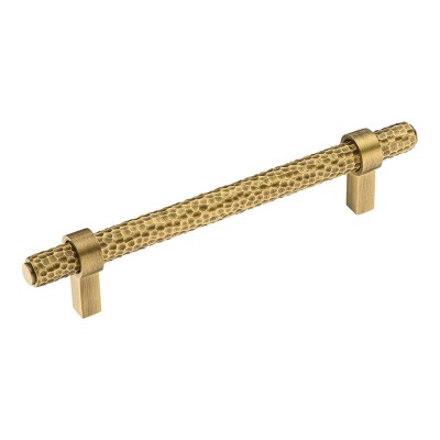 Ручка рейлинг 25235-013-T13-128 цвет состаренная латунь длина 178 мм, крепление 128 мм