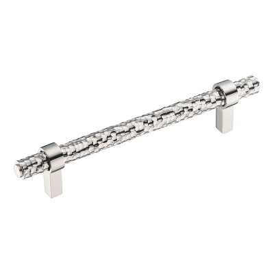 Ручка рейлинг 25235-080-T13-128 цвет глянцевый никель длина 178 мм, крепление 128 мм Ручка рейлинг 25235-080-T13-128 цвет глянцевый никель длина 178 мм, крепление 128 мм