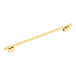 Ручка рейлинг 2552-003-320 цвет глянцевое золото длина 389 мм, крепление 320 мм