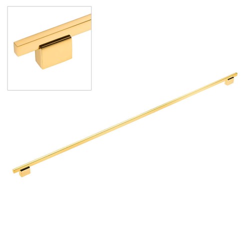 Ручка рейлинг 2552-003-832 цвет глянцевое золото длина 900 мм, крепление 832 мм